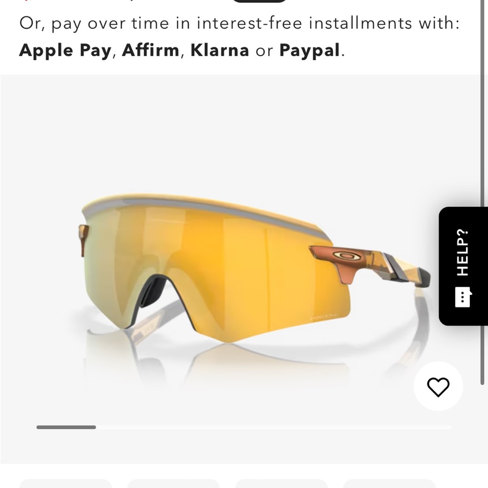 NEW | Oakley Encoder Curry Gold Sunglasses